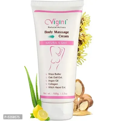 Vigini 100% Natural Actives Body Breast Tightening Bust Toner Firming Massage gel Cream for women, Anti Ageing Skin Shaping Non oil-y 100g-thumb0