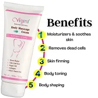 Vigini 100% Natural Actives Body Breast Tightening Bust Toner Firming Massage gel Cream for women, Anti Ageing Skin Shaping Non oil-y 100g-thumb2