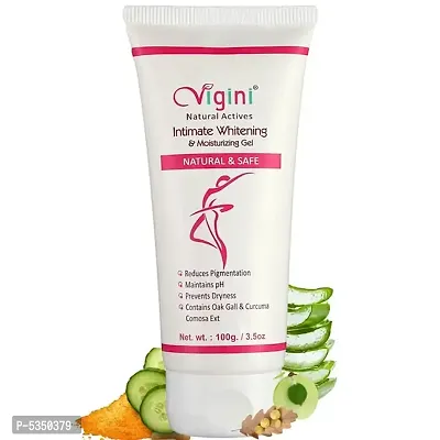 Vigini 100% Natural Actives Feminine Hygiene Intimate Vaginal Tightening Lightening Whitening Lubricant Lube Gel 100G