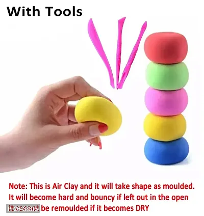 SHIVAAY 12 Color/Set Light Clay Air Dry Polymer Plasticine Modelling Clay Super Light DIY Soft Creative Handgum Educational Clay Toys,Multi-thumb3