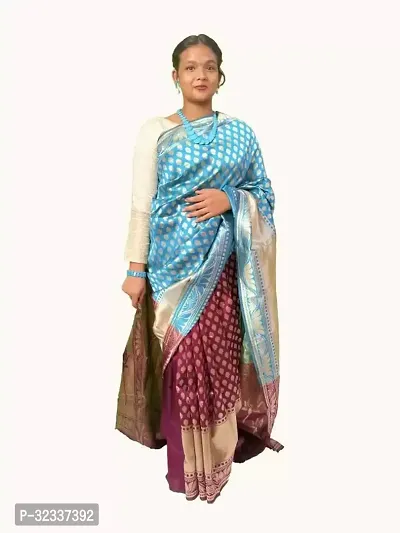 Beautiful Georgette Saree With Blouse Piece-thumb0