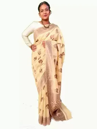 Hot Selling Cotton Silk Saree with Blouse piece 