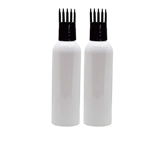 Hair Root Applicator Bottle with Combo Flip To Cap, Plug
