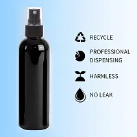 FUTURA MARKET 120ML Multipurpose Empty Bottle for Beauty, Outdoors, Travel Purposes Combo Pack 4 (Black)-thumb2