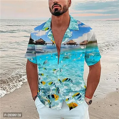 Elegance Cotton Printed Casual Shirts For Men-thumb0