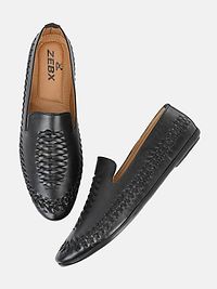 Stylish Fancy Synthetic Nagra Style Loafer For Mens-thumb3