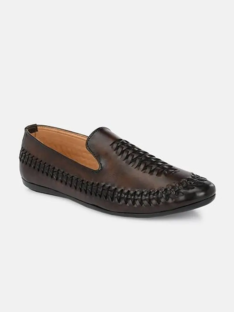 Stylish Fancy Synthetic Nagra Style Loafer For Mens