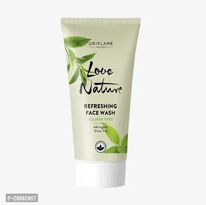 Oriflame Love Nature Refreshing Face Wash with Organic Green Tea