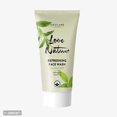 Oriflame Love Nature Refreshing Face Wash with Organic Green Tea-thumb0