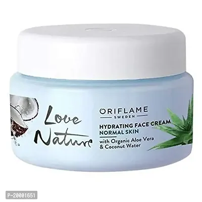 Oriflame LOVE NATURE Hydrating Face Cream with Organic Aloe Vera  Coconut Water 50 ml set of 2-thumb2