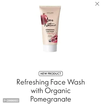 Oriflame Sweden Refreshing Face Wash with Organic Pomegranate for all skin Type-thumb0