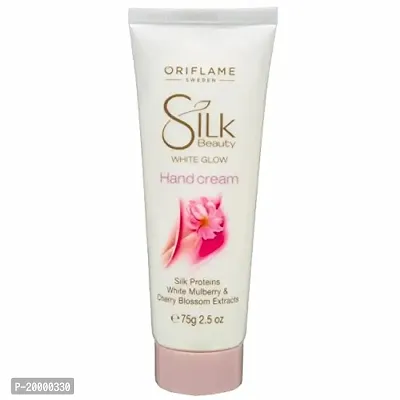 Oriflame Sweden Silk Beauty White Glow Hand Cream-thumb0