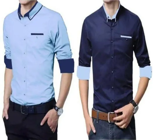 Must Have Cotton Long Sleeves Casual Shirt 