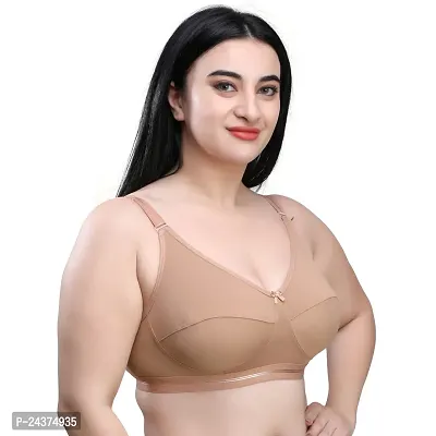 Classic Design Non Padded Wirefree Top Comfort Bra for Women and Girls-thumb3