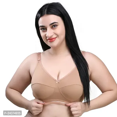 Classic Design Non Padded Wirefree Top Comfort Bra for Women and Girls-thumb4