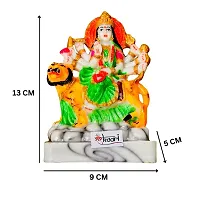 Stylish Multicoloured Sherawali Maa Idol Figurine-thumb1