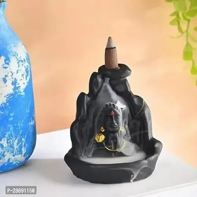 Smoke Aadiyogi Fog Smoke Backflow Scented Cone Incense Burner with 10 Incence Cones for Home