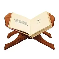 Sheesham Wood Folding Hand Crafted OM Book Stand(12 Inches)-thumb3