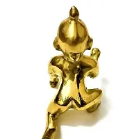 Handcrafted Pure Brass Idol Petal Murti of Laddu Gopal Ji-thumb2