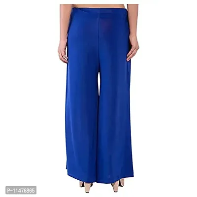 Superiya International Women's Loose Fit Palazzo Pants ( GS _ Blue _ Free Size ) ( Pack of 3 )-thumb4