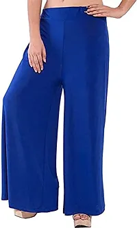 Superiya International Women's Loose Fit Palazzo Pants ( GS _ Blue _ Free Size ) ( Pack of 3 )-thumb1