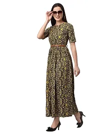 Vaani Creation Women's Rayon Boho Long Dress-thumb3