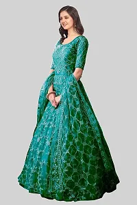 Vaani Creation Women's Full Anarkali Gown (SP02_Mint Green_2XL)-thumb2