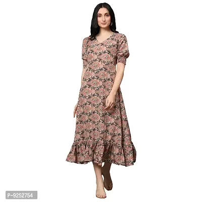 Vaani Creation Women's Floral Printed Dress