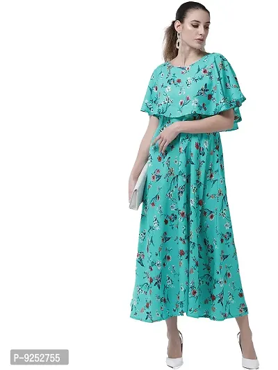 Vaani Creation Women's Floral Printed Maxi Gown