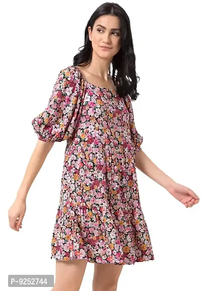 Vaani Creation Women's Floral Printed Dress