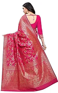 Vaani Creation Women's Style Art Silk Saree (652, Pink)-thumb3