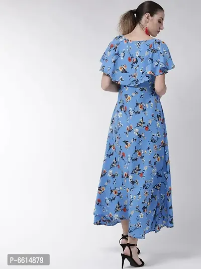 Stylish Printed Poly Crepe Dresses For Women-thumb2