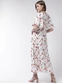 Stylish Printed Poly Crepe Dresses For Women-thumb1