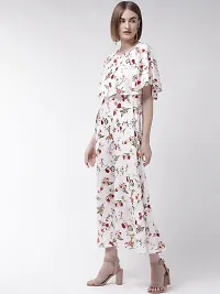 Stylish Printed Poly Crepe Dresses For Women-thumb2