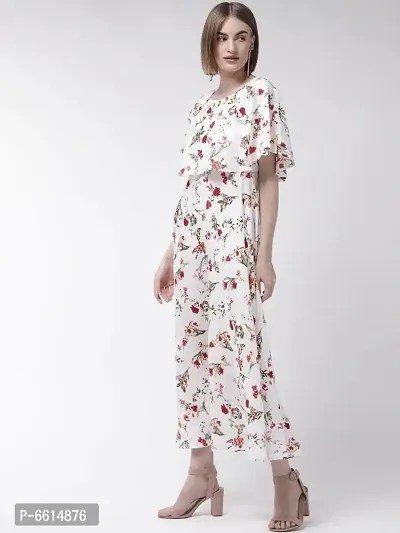 Stylish Printed Poly Crepe Dresses For Women-thumb3