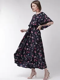 Stylish Printed Poly Crepe Dresses For Women-thumb3