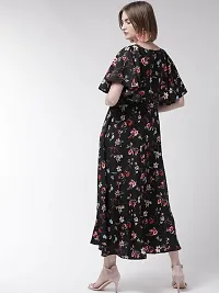 Stylish Printed Poly Crepe Dresses For Women-thumb1