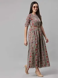 Stylish Rayon Printed Dresses For Women-thumb2