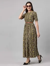 Stylish Rayon Printed Dresses For Women-thumb4