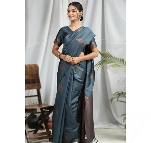 Hot Selling Cotton Saree with Blouse piece 