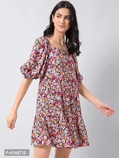 Copper Rayon Fit And Flare Dresses For Women-thumb5