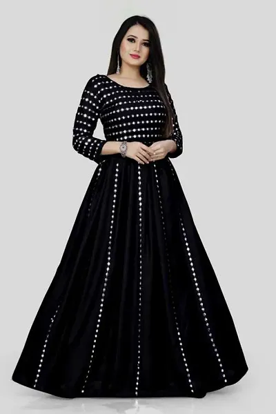 Stylish Rayon Solid Anarkali Kurti