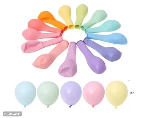 Jolly Party Pastel Multi color Balloons Latest Party Balloons For Birthday / Anniversary / Engagement / Wedding / Baby Shower / Farewell / Any Special Event Theme Party Decoration -(Pack Of 100pc)-thumb2