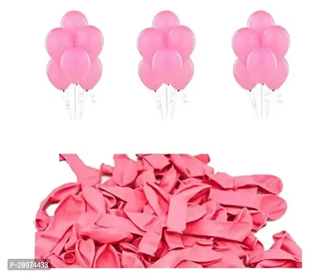 Jolly Party Pastel Pink Balloons Latest Party BalloonsFor Birthday / Anniversary / Engagement / Wedding / Baby Shower / Farewell / Any Special Event Theme Party Decoration - (Pack Of 100pc)