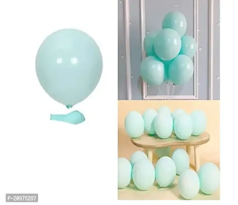 Jolly Party Pastel Sea green Balloons Latest Party Balloons For Birthday / Anniversary / Engagement / Wedding / Baby Shower / Farewell / Any Special Event Theme Party Decoration -(Pack Of 100pc)