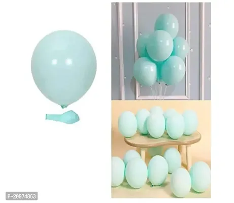 Jolly Party Pastel Sea Green Balloons Latest Party BalloonsFor Birthday / Anniversary / Engagement / Wedding / Baby Shower / Farewell / Any Special Event Theme Party Decoration - (Pack Of 50pc)