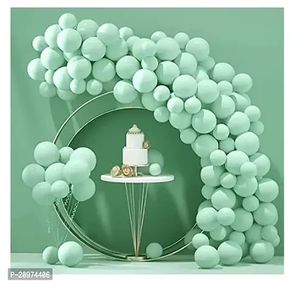 Jolly Party Pastel sea green Balloons Latest Party Balloons For Engagement / Any Special Event Theme Party Decoration - (Pack Of 50pc)-thumb0