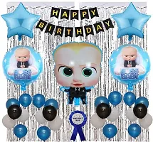 Premium Quality Boss Baby Birthday Decorations Combo Set-thumb1