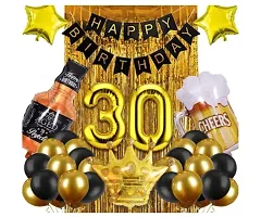 Jolly Party 30th Birthday Decorations for Men  Women - Birthday Decoration Anniversary / Engagement / Baby Shower / Farewell / Any Special Event Theme Party Decoration (Pack of 33pc)-thumb1