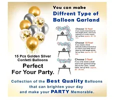 Jolly Party Happy Birthday Decoration Kit Combo With Fairy Led Light 37pcs Set Banner-thumb1